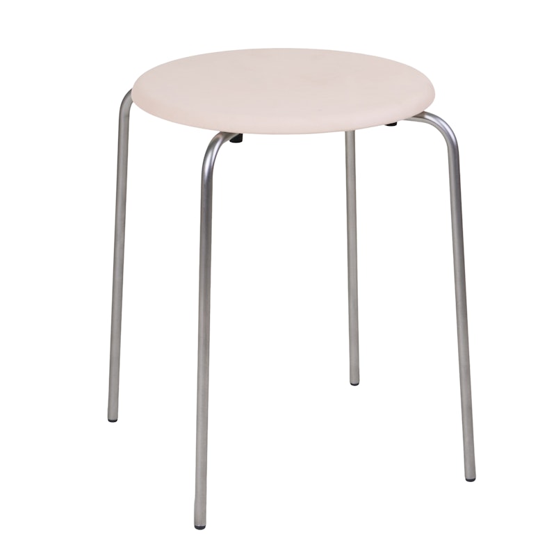 Petit Rond Krakk, Rustfritt Stål / Skinn