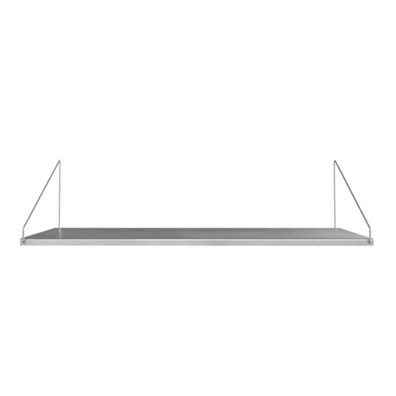 Library Hylle 27x80 cm, Rustfritt Stål