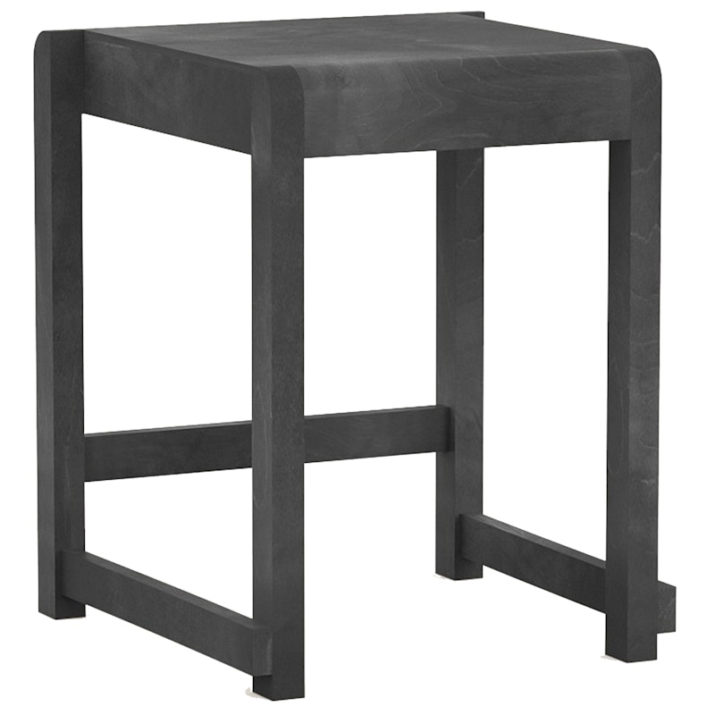 Low Stool 01 Stol, Sort