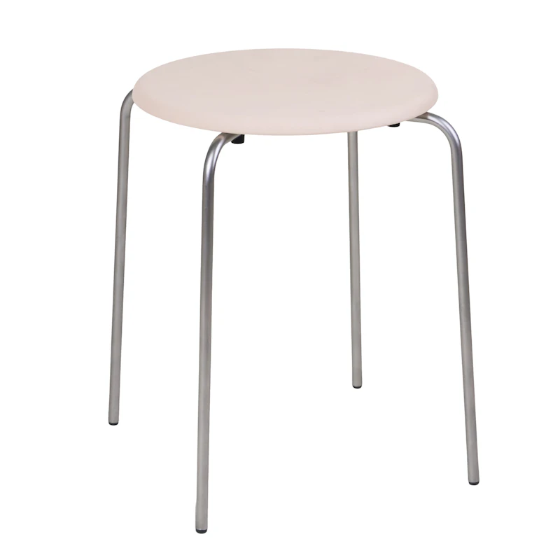 Petit Rond Krakk, Rustfritt Stål / Skinn