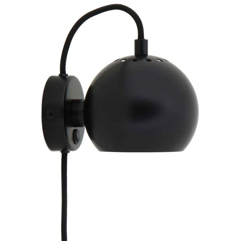 Ball Magnet Wall Lamp Vegglampe, Svart