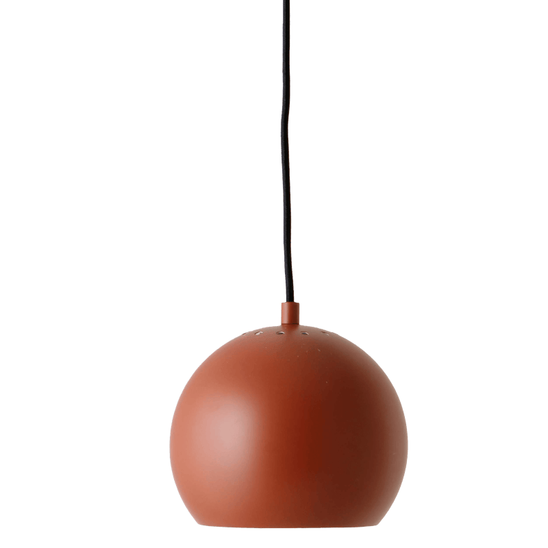 Ball Pendel Ø18 Matt Terracotta Red