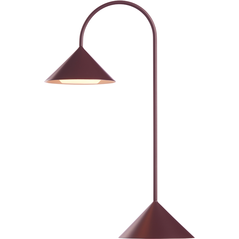 Grasp Bordlampe Bærbar 47 cm, Matt Beetroot