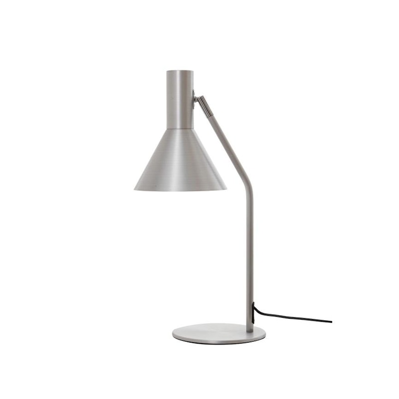 Lyss Bordlampe Børstet Aluminium