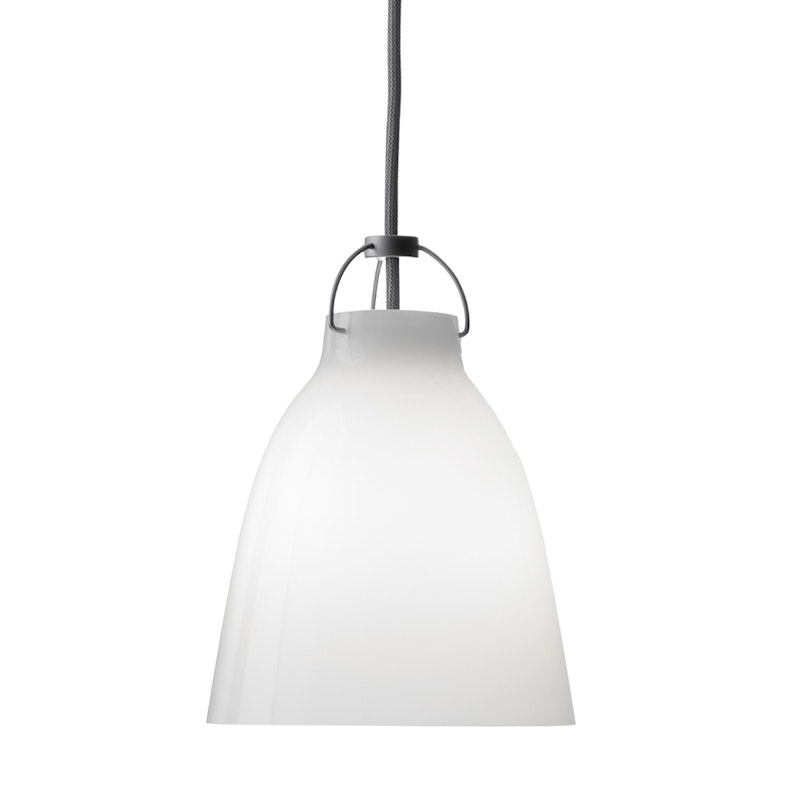 Caravaggio Opal Taklampe P1, Ledning 3 m, Hvit