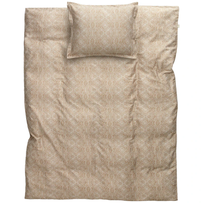 Classic Paisley Sengesett 150x210 + 50x60 cm, Cumin Beige