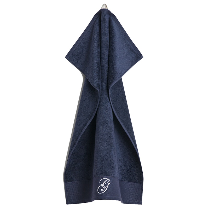 Embroidery Towel 50X70, Marine