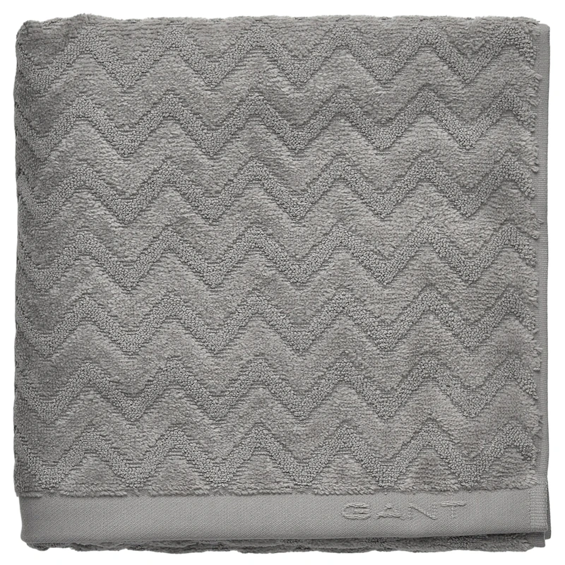 Jacquard Herringbone Badematte 60x90 cm, Concrete Grey