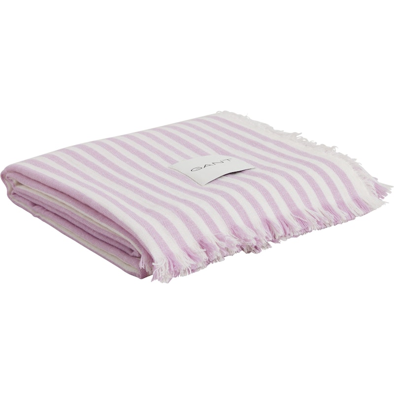 Light Stripe Pledd 130x180 cm, Soothing Lilac