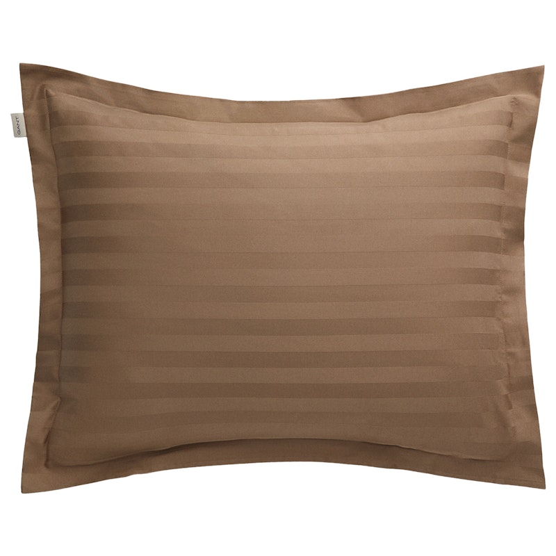 Sateen Stripe Putevar 50x60 cm, Taupe Beige