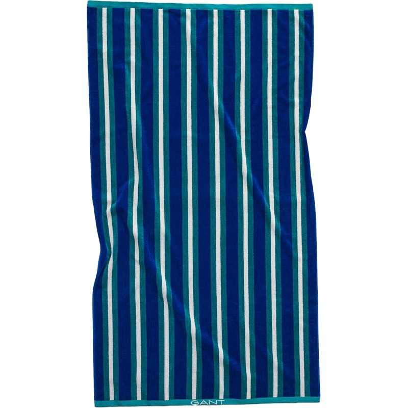 Stripe Strandhåndkle 100x180 cm, Ocean Turquosie