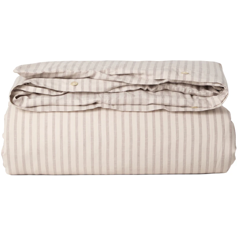 Stripe Mauve Duvet Cover, 210x150 cm