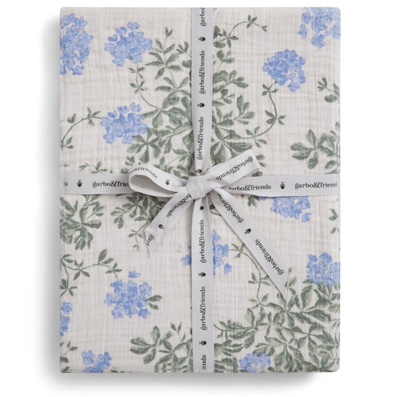 Plumbago Stretchlaken Blå, 70x140 cm