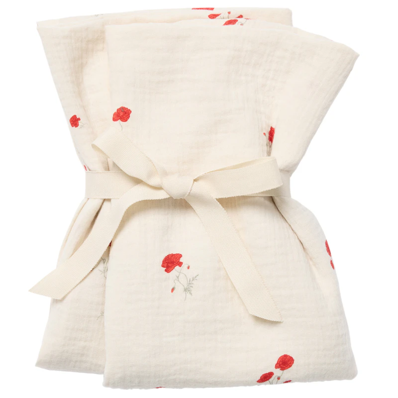 Poppy Musselintepper 2-pk, 60x60 cm