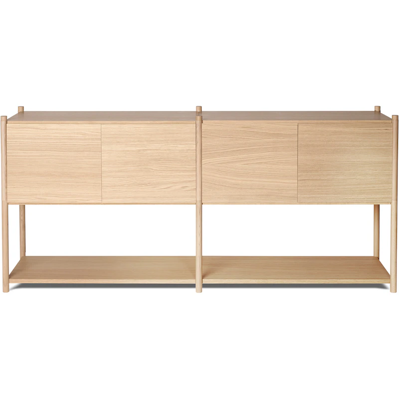 Sceene H Bokhylle, Laget av eik, Eik