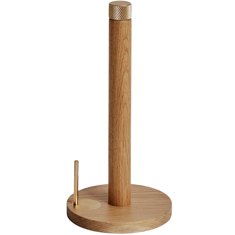 Sina Kjøkkenrullholder, Eik / Messing
