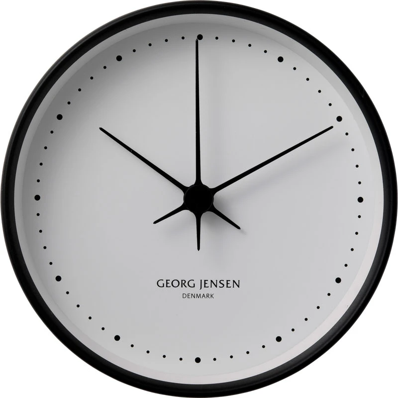 Koppel Veggklokke 22 cm, Sort