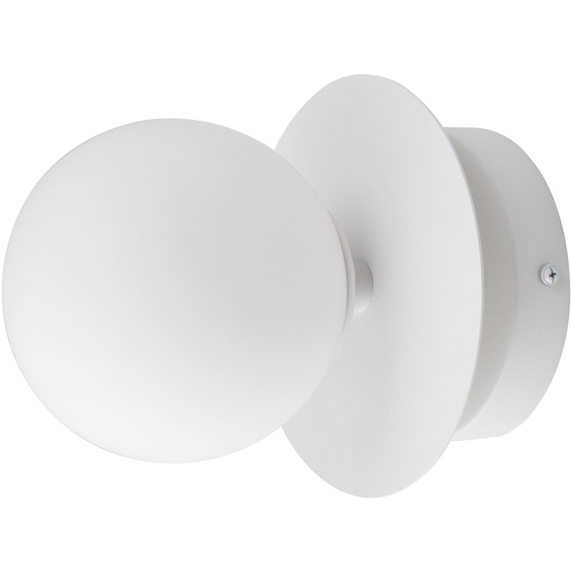 Art Deco Vegg-/Taklampe, Hvit
