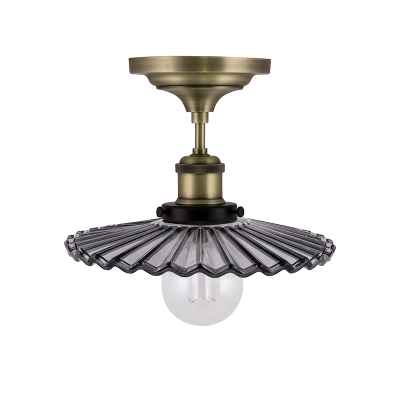 Cobbler 25 Plafond, Røyk/Ant. Messing