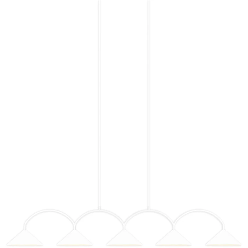 Curve 5 Pendel, Hvit