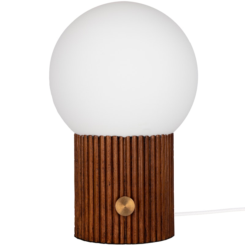 Hubble Bordlampe 22 cm, Valnøtt