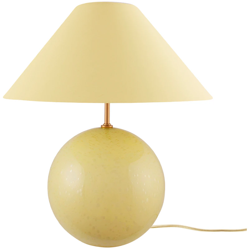 Iris 35 Bordlampe, Gul