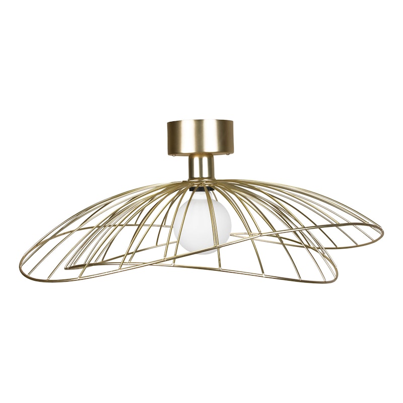 Ray Vegg-/Taklampe, Brushed Brass