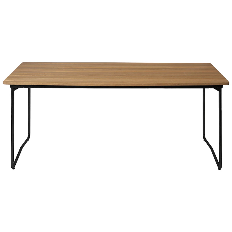 B31 Bord 92x170 cm, Oljet Eik / Sort