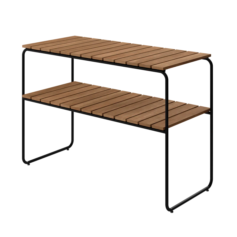 L105 Konsollbord, Teak / Sort