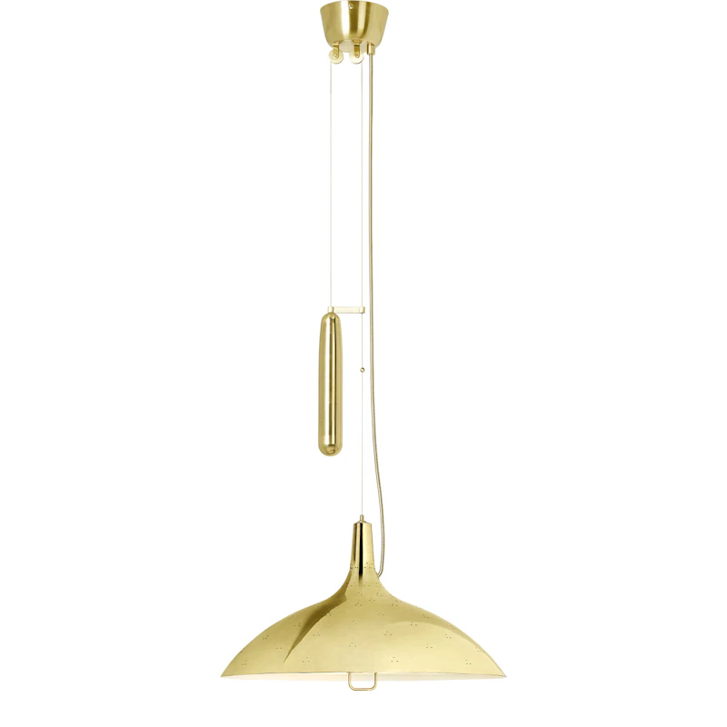 A-1965 Taklampe, Messing/ Messing