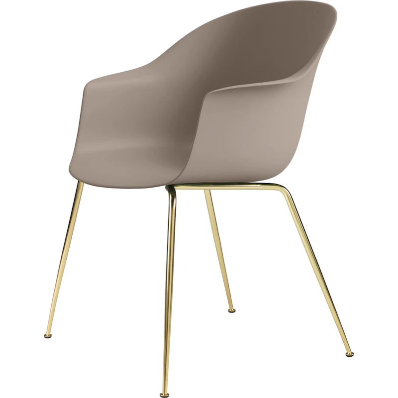 Bat Stol Conic, Brass Semi Matt/New Beige