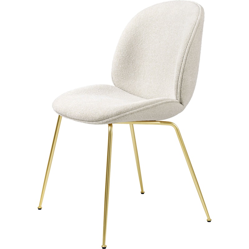 Beetle Dining Chair, Brass, PG2, Li.Bouclé 001