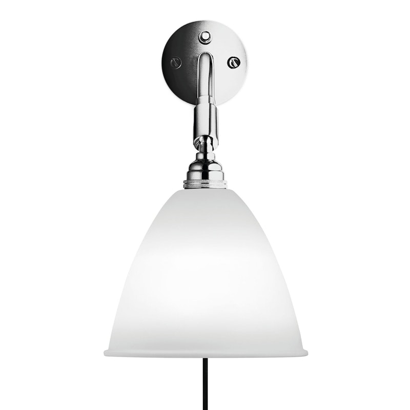 Bestlite BL7 Vegglampe, Krom / Benporselen