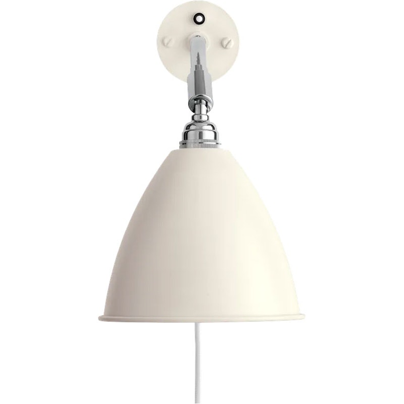 Bestlite BL7 Vegglampe, Krom / Hvit Semi Matt