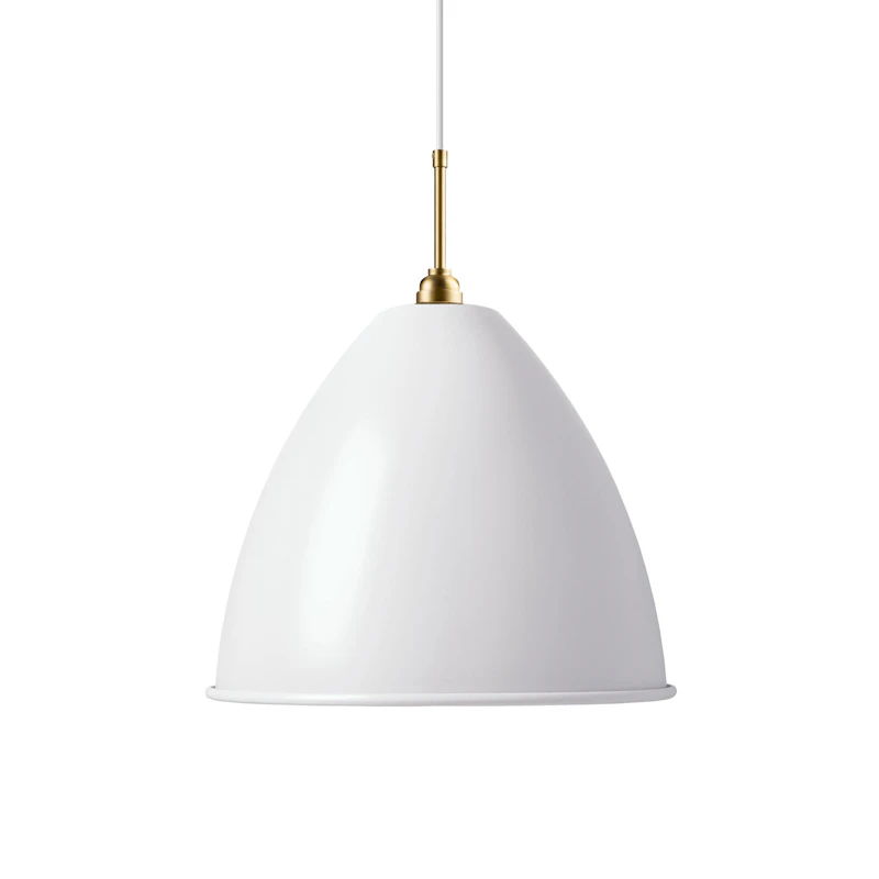 Bestlite BL9 L Pendel, Messing/Hvit
