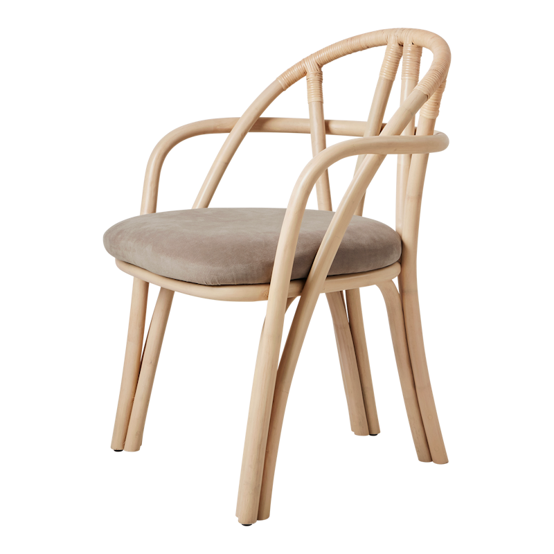 Bistra Spisestol Med Armlener, Naturlig / Fustagno 002