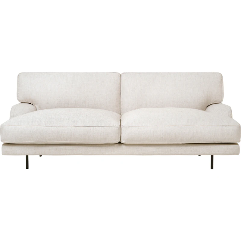 Flaneur Sofa LC 2-seters, Ben Svart / Hot Madison 419 Off White