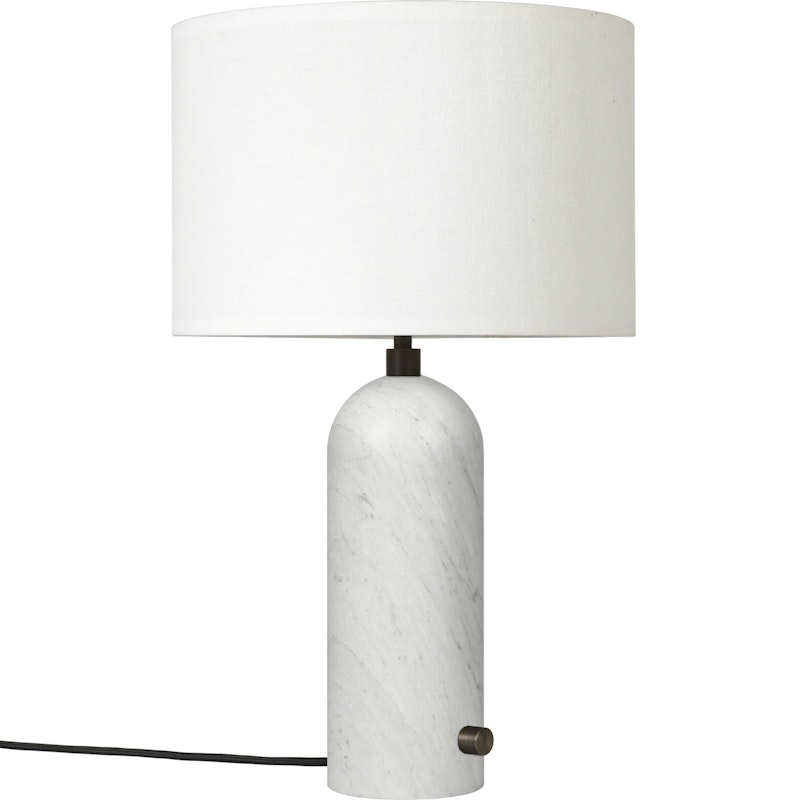 Gravity Bordlampe Liten, White Marble / Hvit