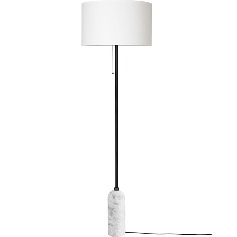 Gravity Gulvlampe, White Marble / Hvit