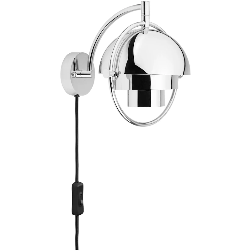 Multi-Lite Vegglampe, Chrome