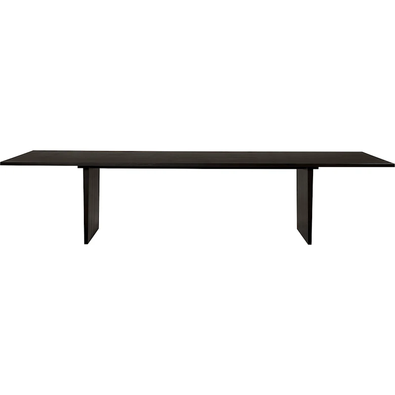 Private Spisebord 320 cm, Black Stained Ash