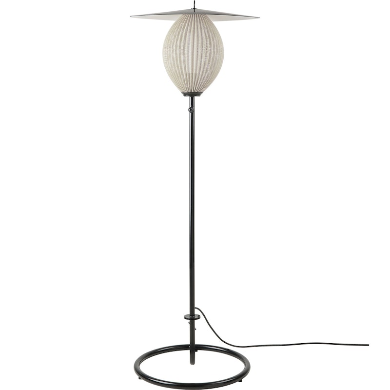 Satellite Gulvlampe Utendørs, Cream White Semi Matt