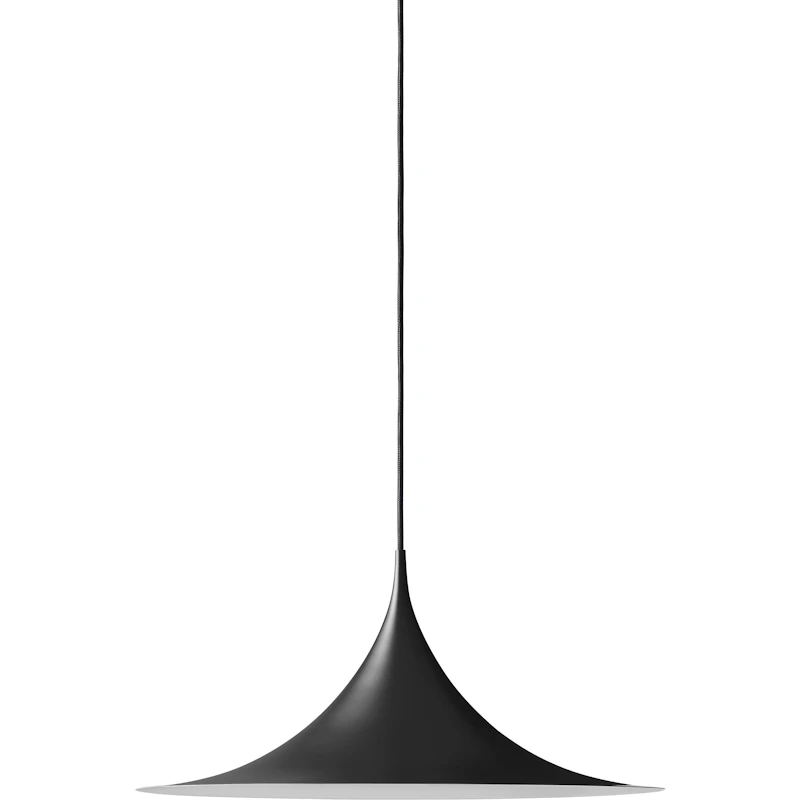Semi Pendel Ø30 cm, Matt Svart
