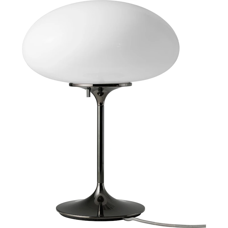 Stemlite Bordlampe 42 cm, Sort Krom / Opal