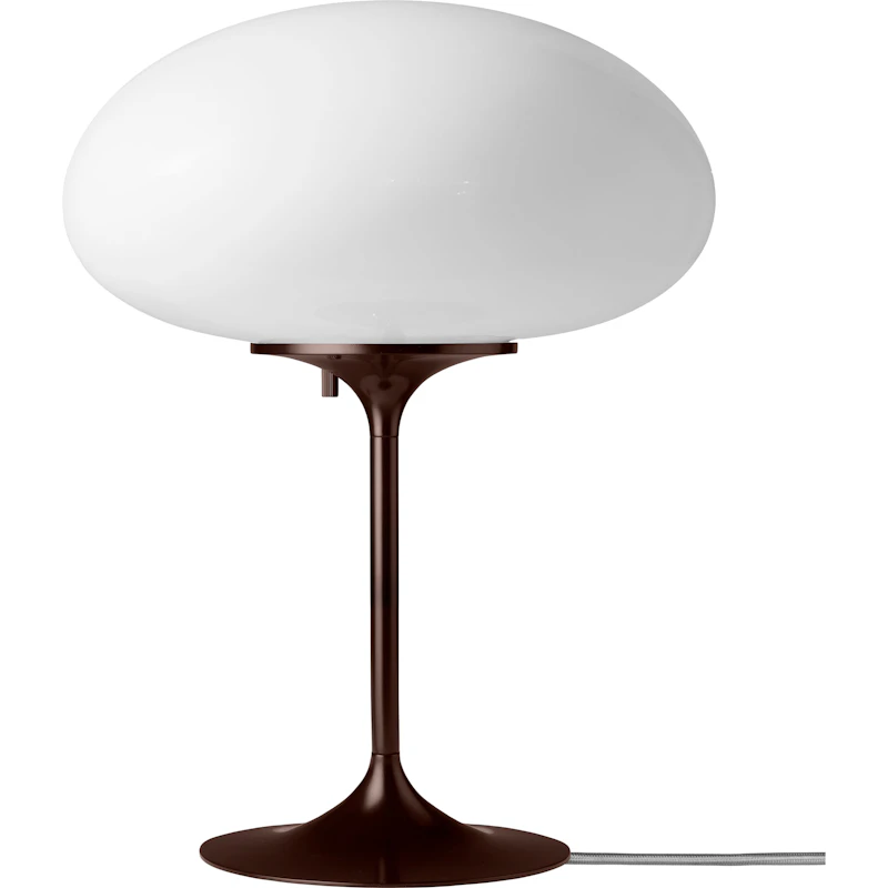 Stemlite Bordlampe 42 cm, Mørkerød / Opal