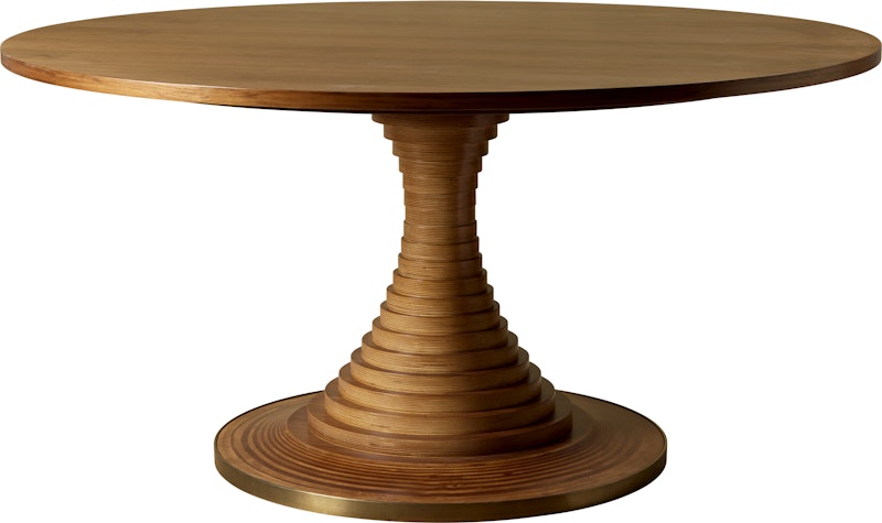 Tavolo a Dischi Spisebord Valnøtt, Ø150 cm
