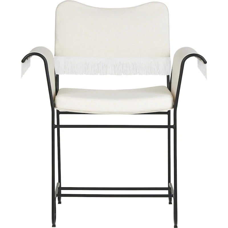 Tropique Spisestol med Frynser, Classic Black / Leslie 06