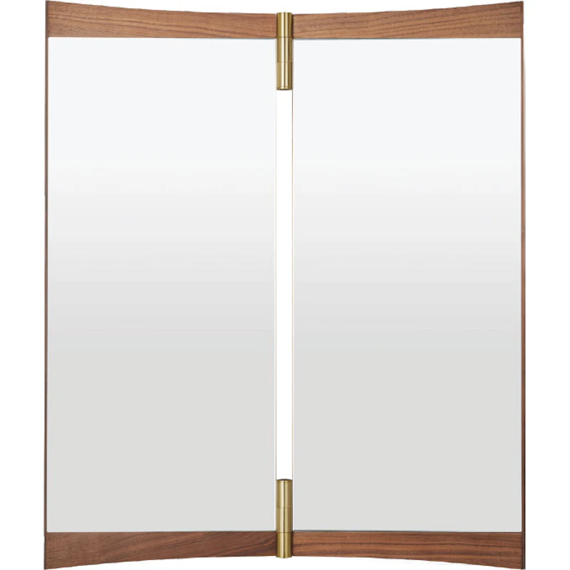 Vanity 2 Veggspeil 59x69 cm, Valnøtt