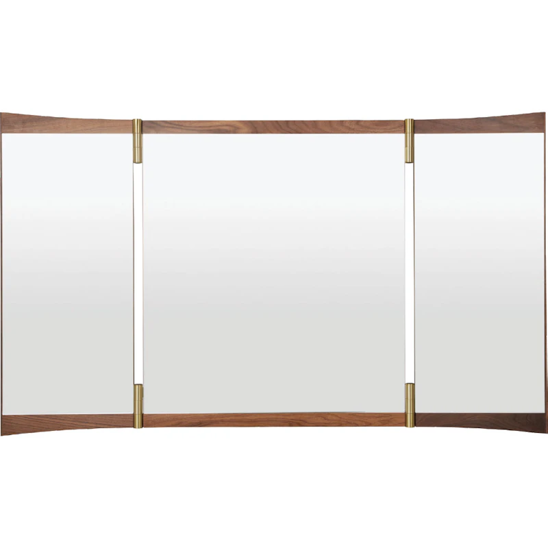 Vanity 3 Veggspeil 117x60 cm, Valnøtt