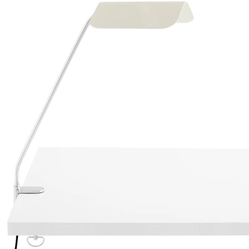 Apex Skrivebordlampe med Klemme, Oyster White